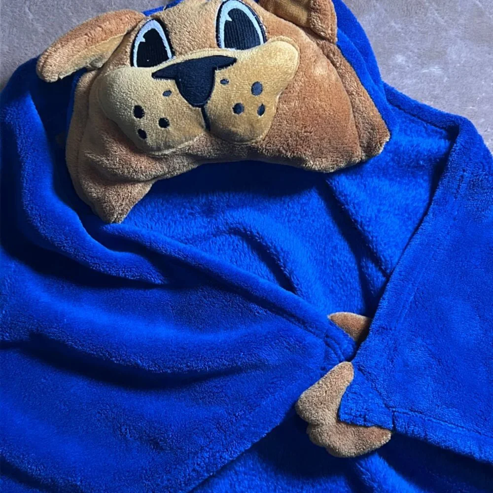 Mascot Wear Comfy Critters UK Kentucky Wildcat Huggable Hooded Kids‎ Blanket